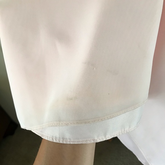 🌸 DAVID’S BRIDAL STRAPLESS MAXI CHIFFON DRESS - Picture 5 of 7